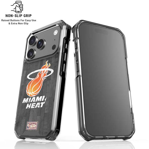 NBA Miami Heat Hardwood Classics iPhone 18 Pro Clear Case