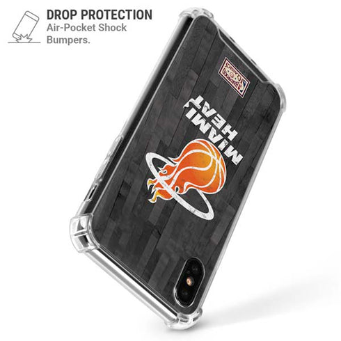 NBA Miami Heat Hardwood Classics iPhone X/XS Clear Case