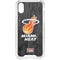 NBA Miami Heat Hardwood Classics iPhone XS Clear Case