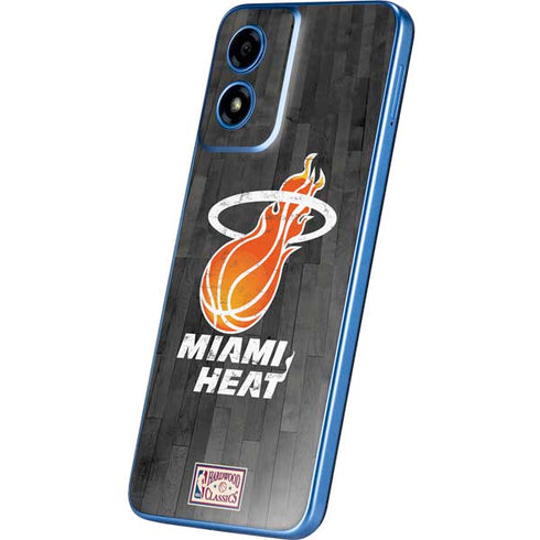 NBA Miami Heat Hardwood Classics Moto G Play 4G (2024) Skin