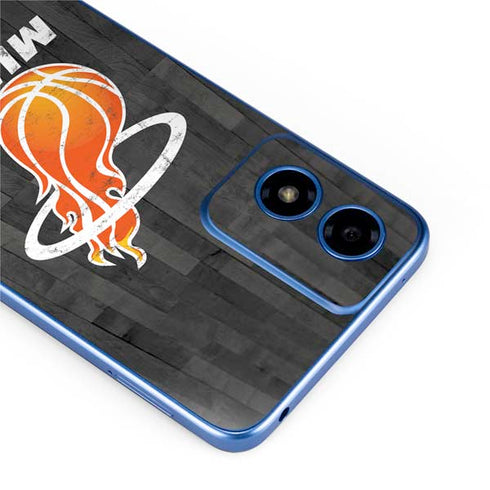 NBA Miami Heat Hardwood Classics Moto G Play 4G (2024) Skin