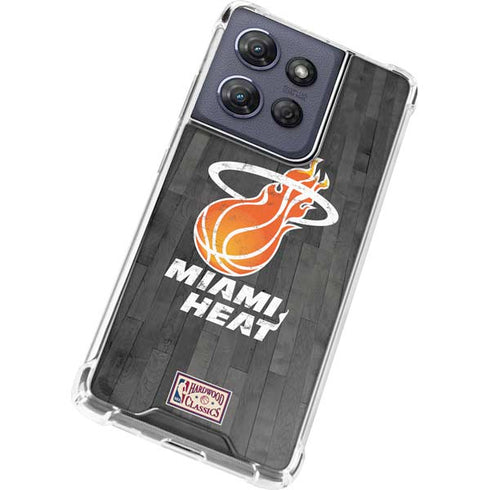 NBA Miami Heat Hardwood Classics Moto G Play 5G (2025) Clear Case