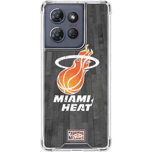 NBA Miami Heat Hardwood Classics Moto G Power 5G (2025) Clear Case