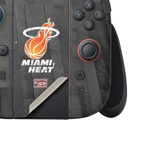 NBA Miami Heat Hardwood Classics Nintendo Switch 2 (2025) Joy-Con Controller Skin