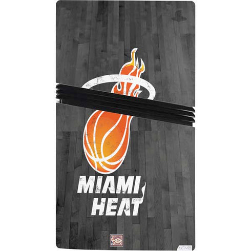 NBA Miami Heat Hardwood Classics PS5 Pro Console Skin