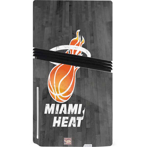 NBA Miami Heat Hardwood Classics PS5 Pro Disk Console Skin