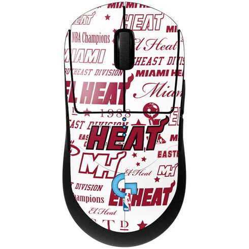 NBA Miami Heat Historic Blast G Pro Wireless Gaming Mouse Skin