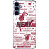 NBA Miami Heat Historic Blast Galaxy A55 5G Clear Case