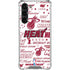 NBA Miami Heat Historic Blast Galaxy S24 FE Clear Case