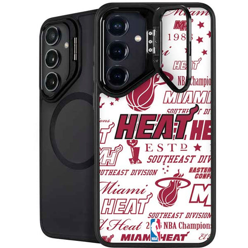 NBA Miami Heat Historic Blast Galaxy S25 Kickstand Case