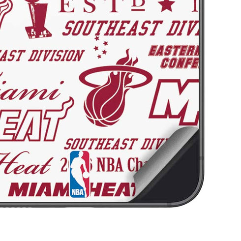 NBA Miami Heat Historic Blast Galaxy S25 Plus Skin