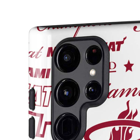 NBA Miami Heat Historic Blast Galaxy S25 Ultra Impact Case