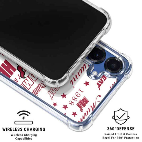 NBA Miami Heat Historic Blast Galaxy S25 Clear Case