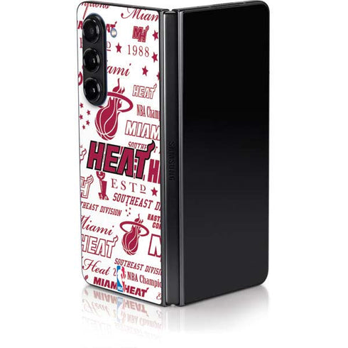 NBA Miami Heat Historic Blast Galaxy Z Fold5 5G Skin