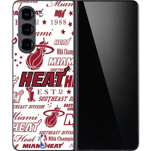 NBA Miami Heat Historic Blast Galaxy Z Fold5 5G Skin