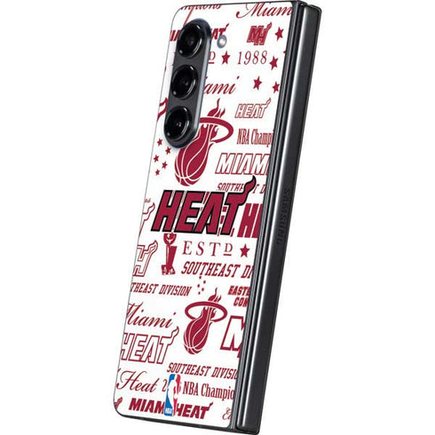 NBA Miami Heat Historic Blast Galaxy Z Fold5 5G Skin