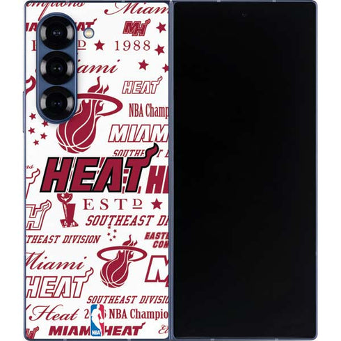 NBA Miami Heat Historic Blast Galaxy Z Fold6 Skin