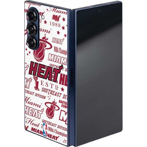 NBA Miami Heat Historic Blast Galaxy Z Fold6 Skin