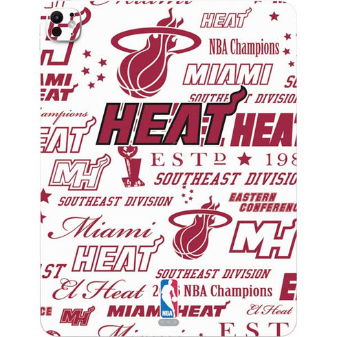 NBA Miami Heat Historic Blast iPad Pro 13in M4 (2024) Skin