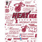 NBA Miami Heat Historic Blast iPad Pro 13in M4 (2024) Skin