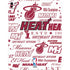 NBA Miami Heat Historic Blast iPad Pro 13in M4 (2024) Skin