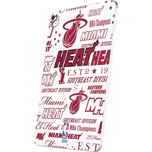 NBA Miami Heat Historic Blast iPad Pro 13in M4 (2024) Skin