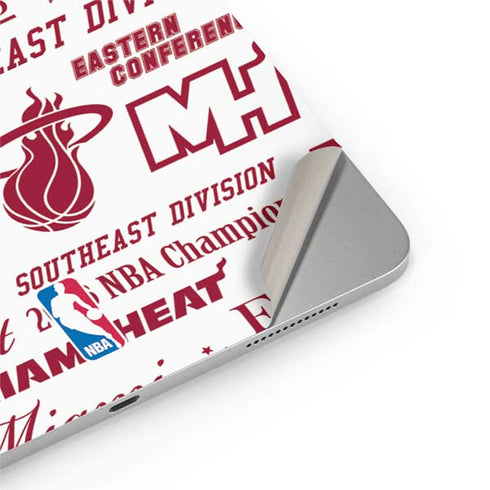 NBA Miami Heat Historic Blast iPad Pro 13in M4 (2024) Skin