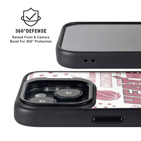 NBA Miami Heat Historic Blast iPhone 14 Kickstand Case