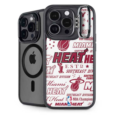 NBA Miami Heat Historic Blast iPhone 14 Pro Max Kickstand Case