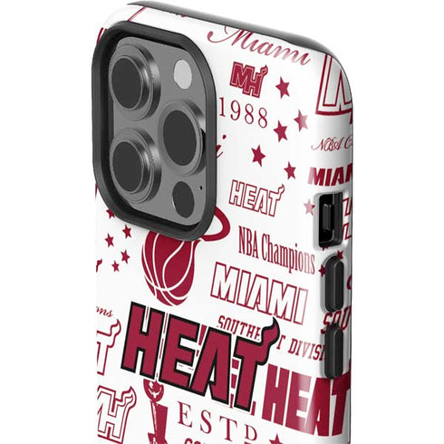 NBA Miami Heat Historic Blast iPhone 15 Pro Impact Case