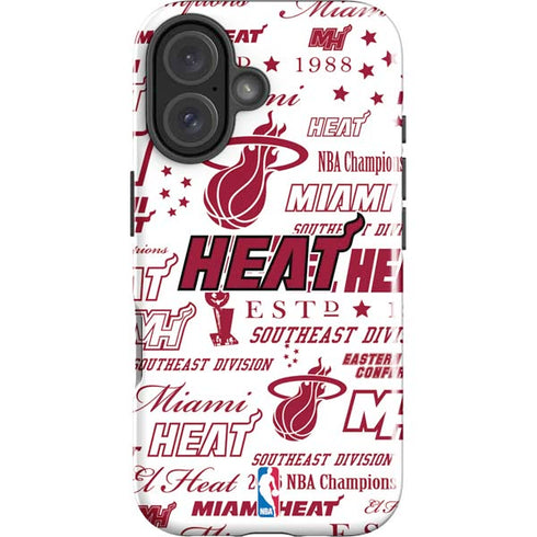 NBA Miami Heat Historic Blast iPhone 16 Impact Case