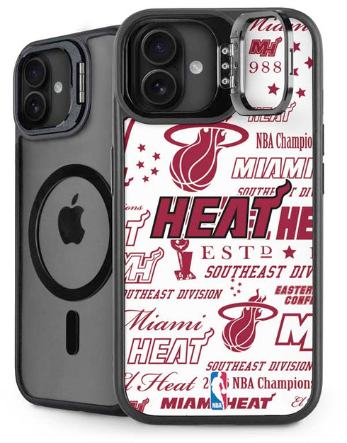 NBA Miami Heat Historic Blast iPhone 16 Kickstand Case