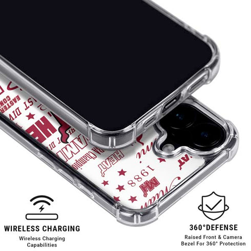 NBA Miami Heat Historic Blast iPhone 16 Plus Clear Case