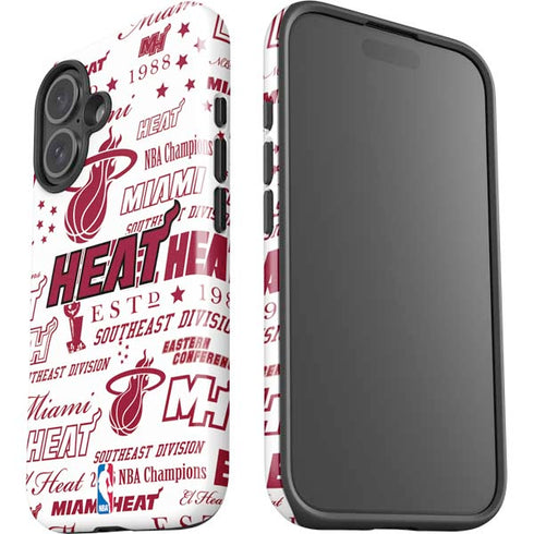 NBA Miami Heat Historic Blast iPhone 16 Plus Impact Case