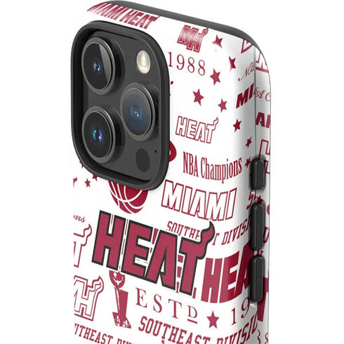 NBA Miami Heat Historic Blast iPhone 16 Pro Impact Case