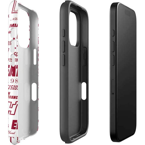NBA Miami Heat Historic Blast iPhone 16 Pro Impact Case