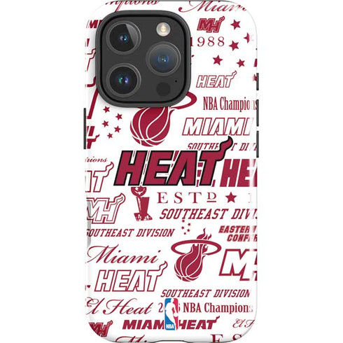 NBA Miami Heat Historic Blast iPhone 16 Pro Max Impact Case