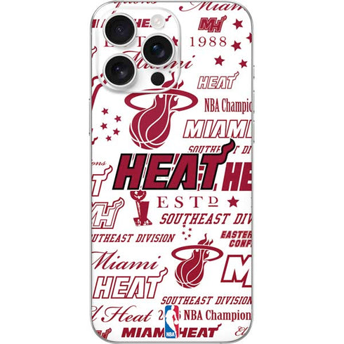 NBA Miami Heat Historic Blast iPhone 16 Pro Max Skin
