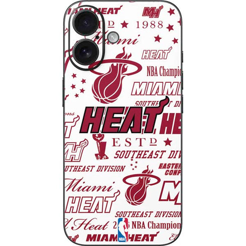 NBA Miami Heat Historic Blast iPhone 16 Skin