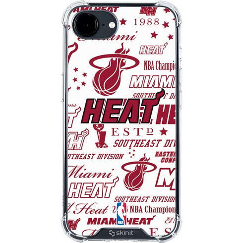 NBA Miami Heat Historic Blast iPhone 16e Clear Case