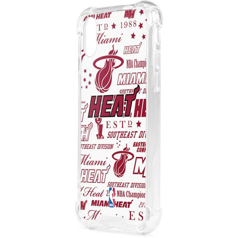 NBA Miami Heat Historic Blast iPhone XS Clear Case
