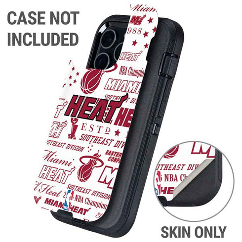 NBA Miami Heat Historic Blast Otterbox Defender iPhone Skin