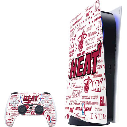 NBA Miami Heat Historic Blast PlayStation PS5 Skins