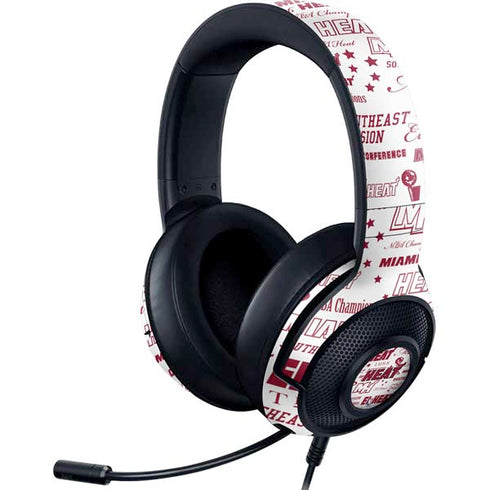 NBA Miami Heat Historic Blast Razer Kraken X Skin