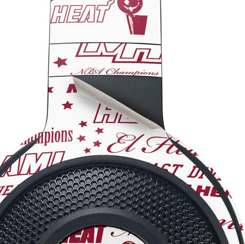 NBA Miami Heat Historic Blast Razer Kraken X Skin