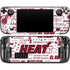 NBA Miami Heat Historic Blast Steam Deck Handheld Gaming Computer OLED Skin