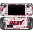 NBA Miami Heat Historic Blast Steam Deck Handheld Gaming Computer Skin