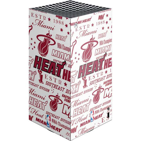 NBA Miami Heat Historic Blast XBox Series X Digital Edition Console Skin