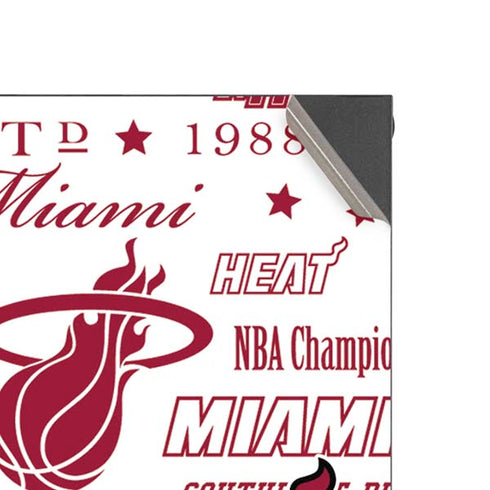 NBA Miami Heat Historic Blast XBox Series X Digital Edition Console Skin