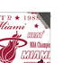 NBA Miami Heat Historic Blast XBox Series X Digital Edition Console Skin